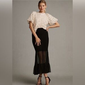 Anthropologie Sarah Hann tired blouse.